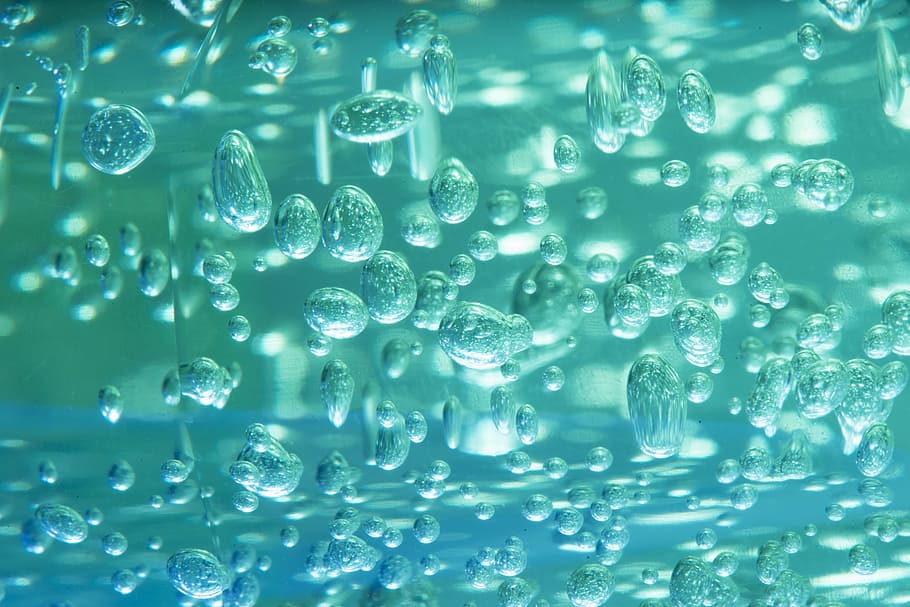 water droplets digital wallpaper, abstract, pattern, bubble HD wallpaper