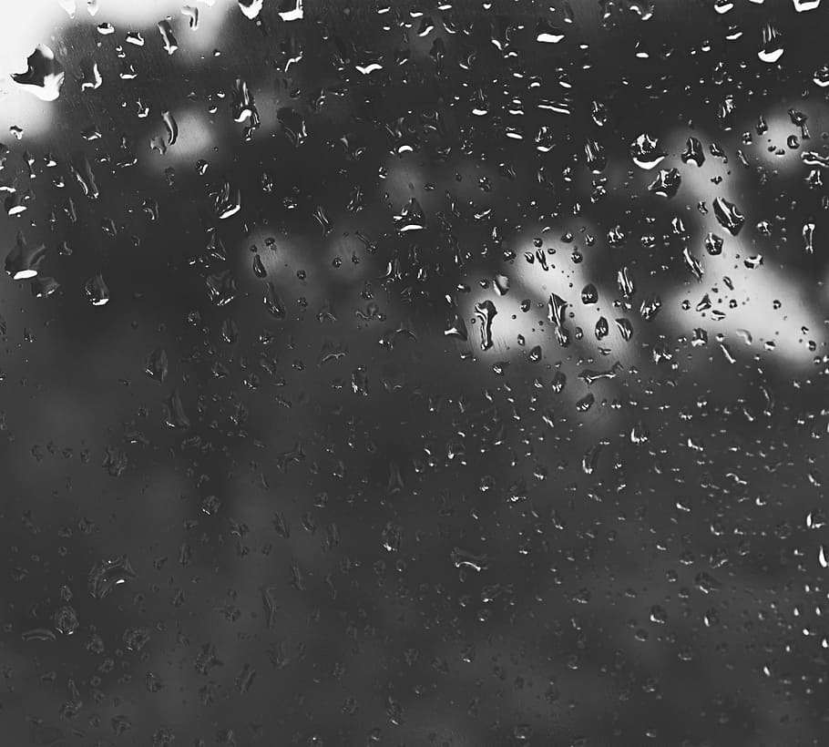 Drip, Window, rain, wet, drop, full frame, raindrop, rainy season HD wallpaper