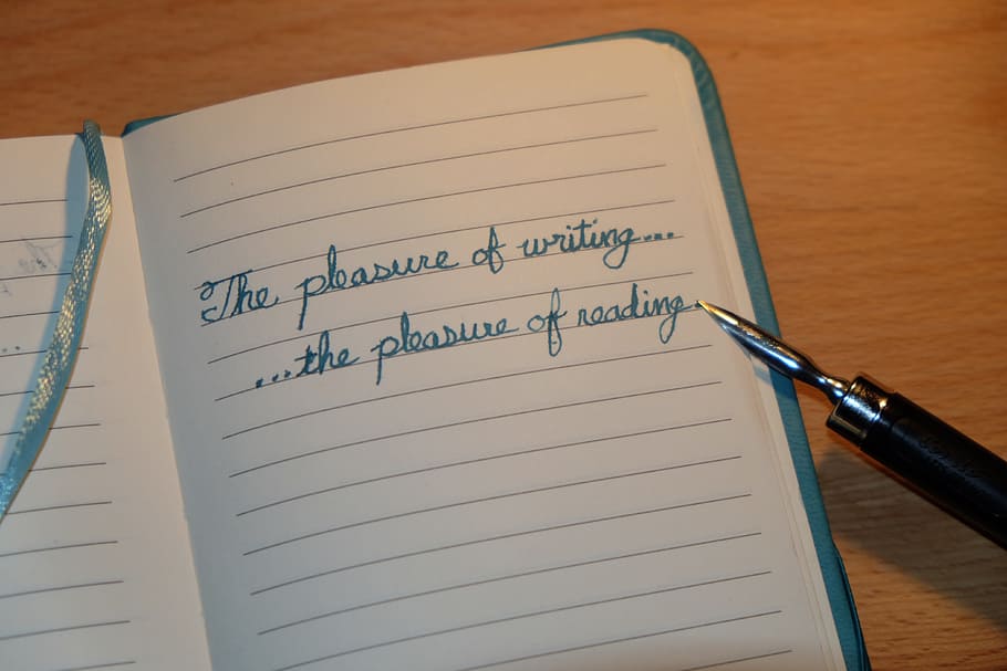 Handwriting, Old Writing Instrument, quil, notebook, ink pen HD wallpaper