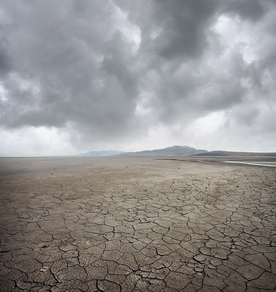 drought, smoke, ground, cloud - sky, environment, scenics - nature HD wallpaper