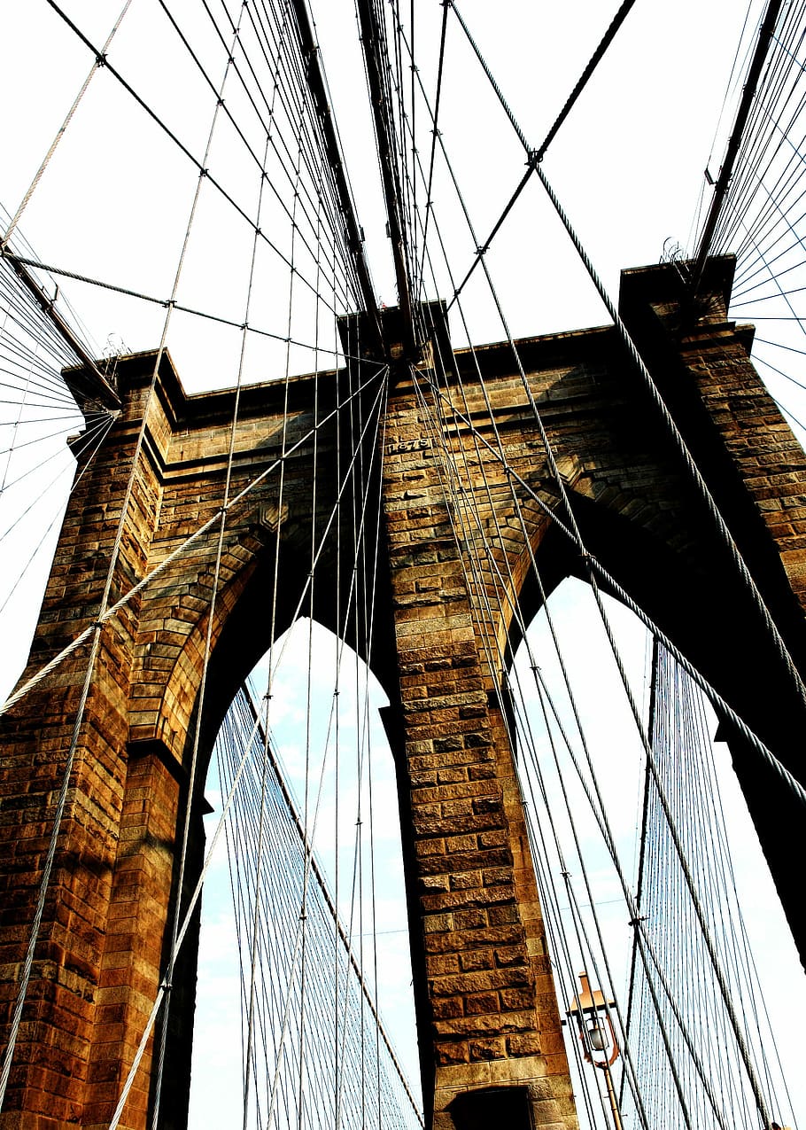 Brooklyn, Ny, Bridge, Landmark, famous, manhattan, new, usa HD wallpaper