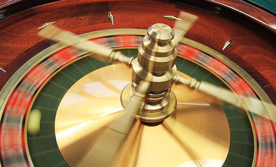 brown roulette, play, luck, casino, game bank, random, fast, gold, HD wallpaper