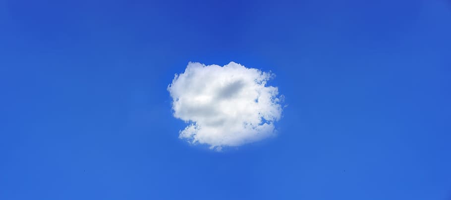 low angle view of blue sky, cloud, solitary, clouds form, cloud - sky HD wallpaper