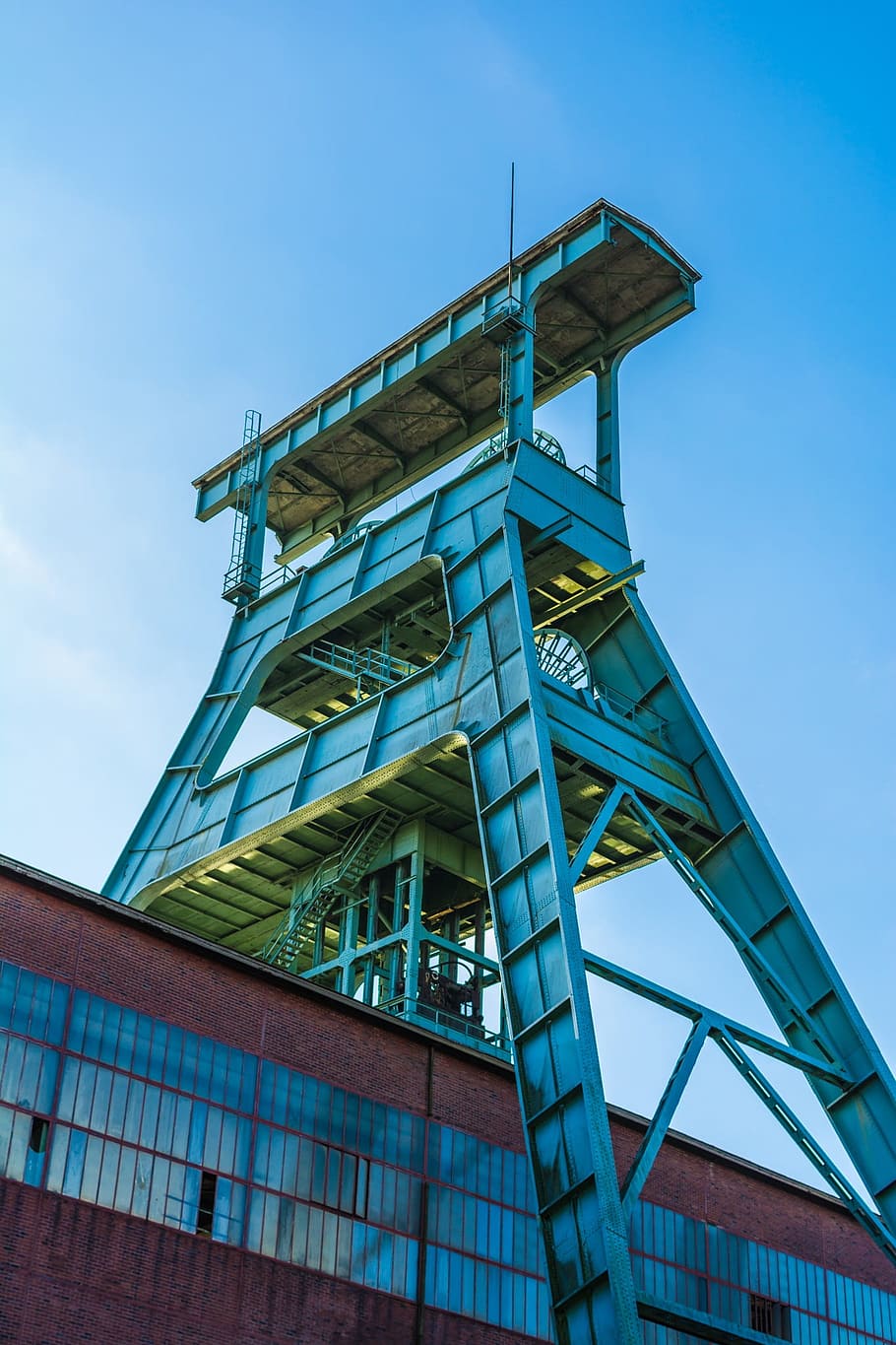 bill, headframe, ewald, herten, industry, industrial plant HD wallpaper
