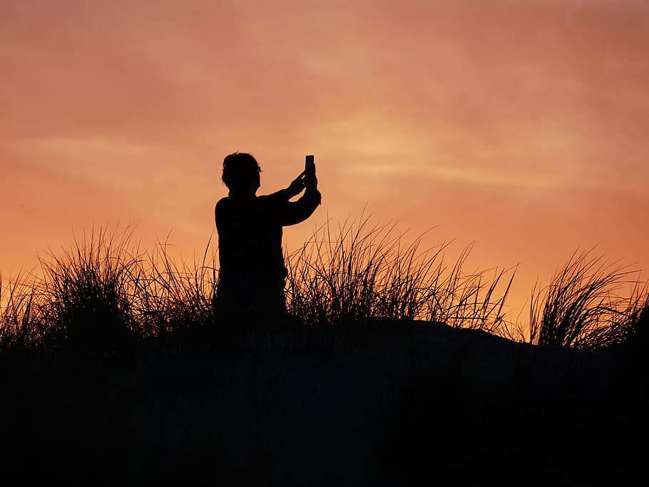 Sunset, Back Light, abendstimmung, sky, sunset sea, romance HD wallpaper