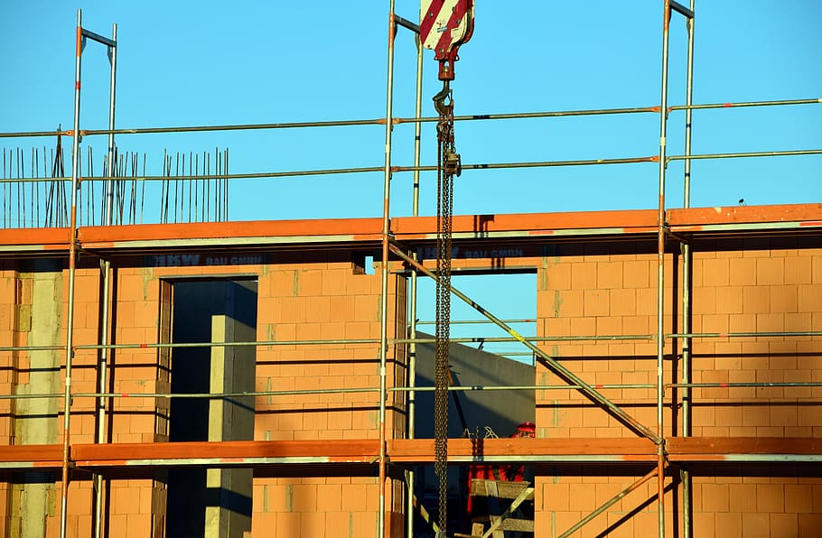 House, Construction, Build, site, house construction, construction work HD wallpaper