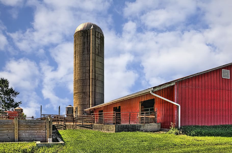 barn, rustic, barns, ohio, digital art, rural, scenic, country HD wallpaper