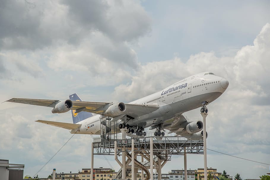 boeing, technology, aircraft, aviation, lufthansa, jumbo jet HD wallpaper