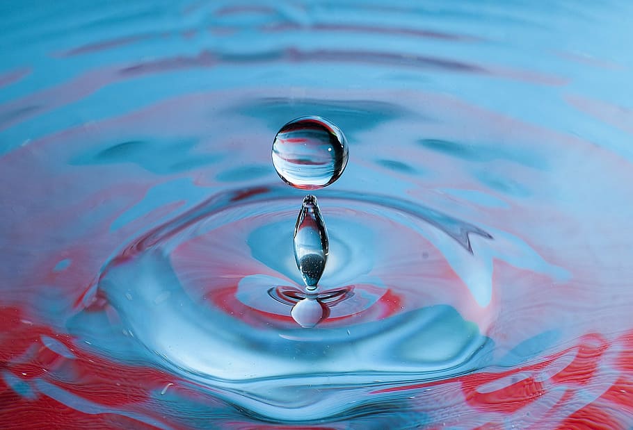 drops, sketch, macro, water, rippled, close-up, no people, nature HD wallpaper