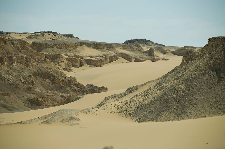 desert, sand, egypt, africa, hot, dry, sand dunes, sinai, scenics - nature, HD wallpaper