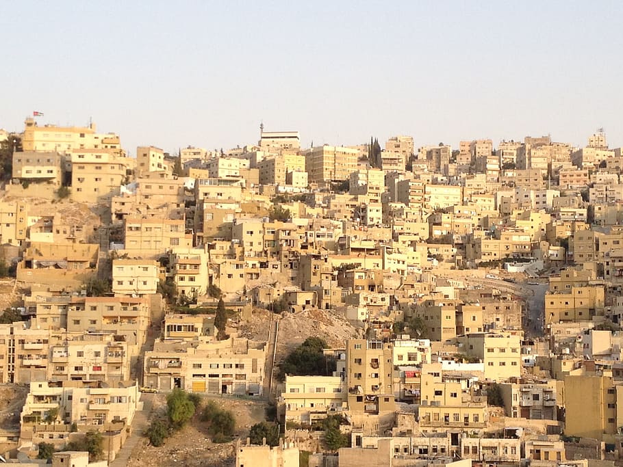 Amman, Jordan, Architecture, Middle, east, city, building, travel, HD wallpaper