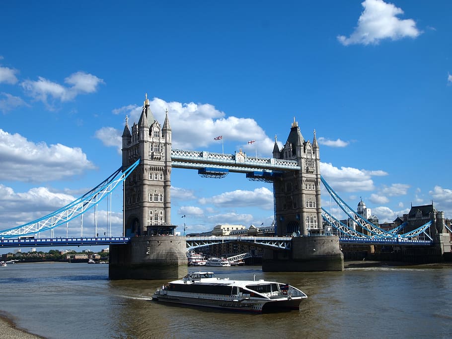 united kingdom, london, thames, tower bridge, the river thames, HD wallpaper