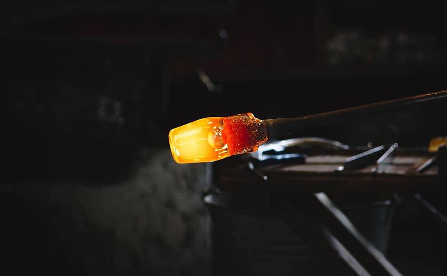 dark, night, orange, light, indoors, close-up, no people, orange color HD wallpaper