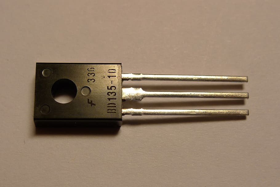 transistor, bd, 135, electronic, hardware, to-126, close-up, HD wallpaper