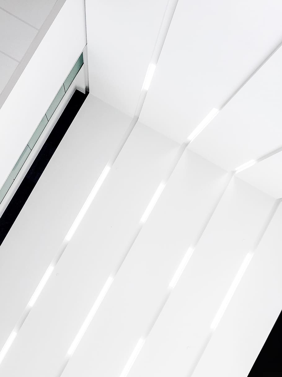 architecture, building, infrastructure, white, indoors, pattern HD wallpaper