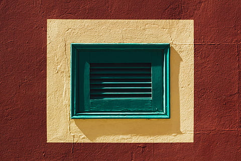 photo of green wooden window during daytime, green dog door closeup photography HD wallpaper