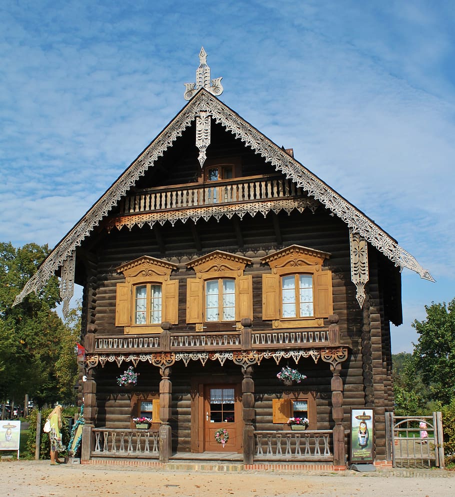 potsdam, alexandrowka russian colony, russians houses, architecture