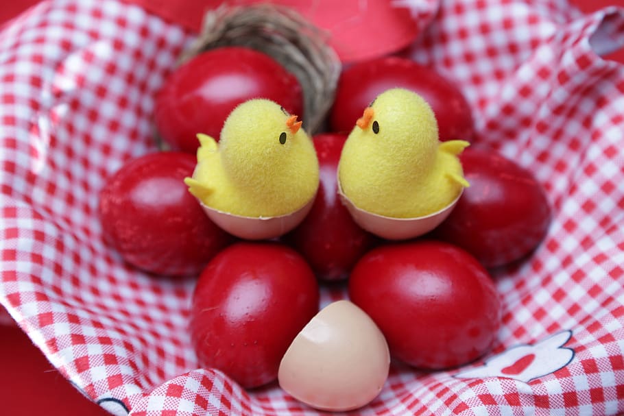 red, eggs, easter, color, tradition, traditional, food, celebration HD wallpaper