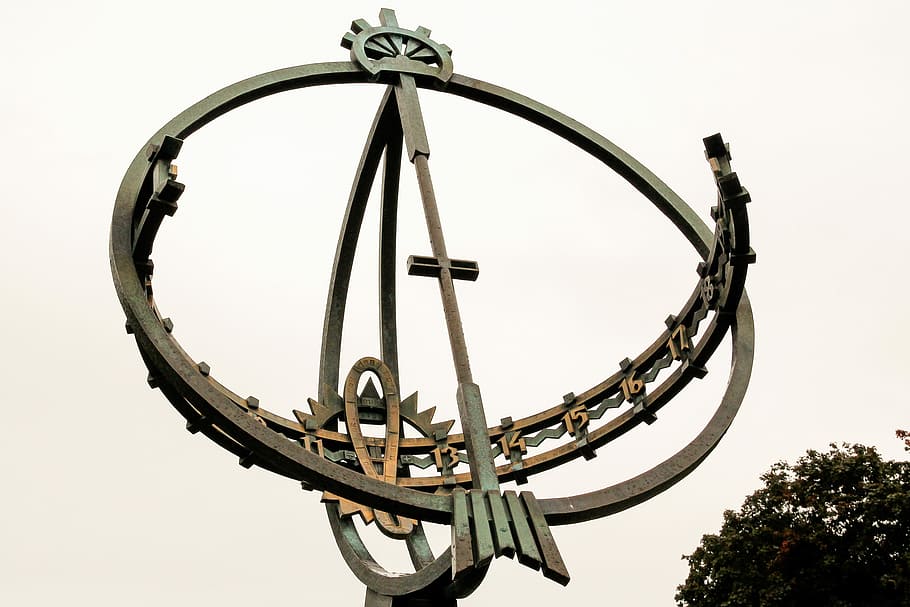 Clock, Sundial, Time, Time, time indicating, hours, digits HD wallpaper