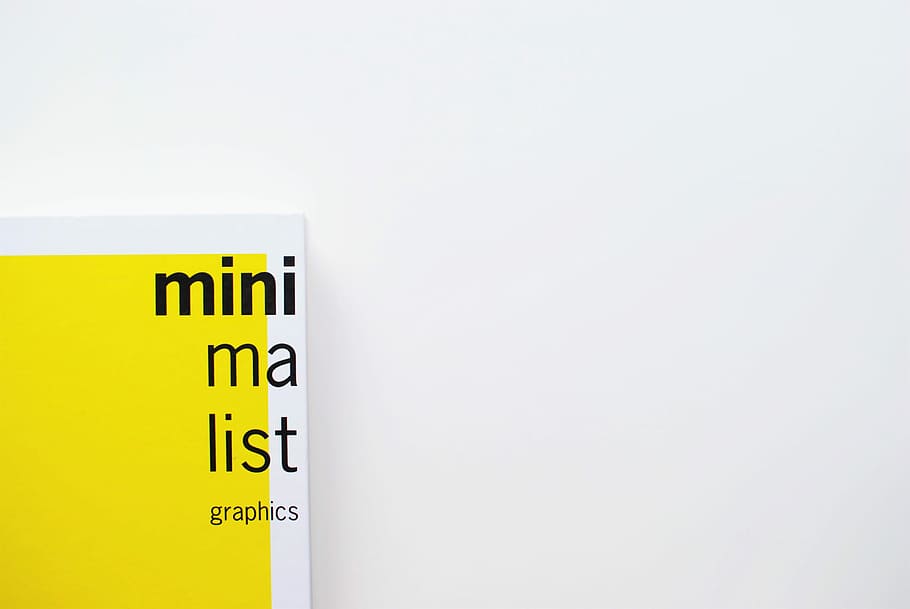 Mini Ma List graphics poster, yellow and white background with mini ma list graphics text overlay