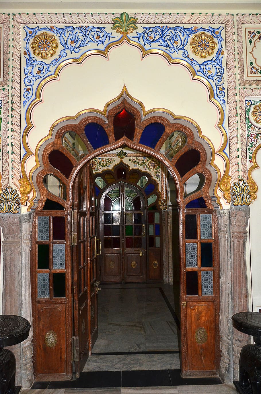 door open, india, building, architecture, built structure, religion HD wallpaper