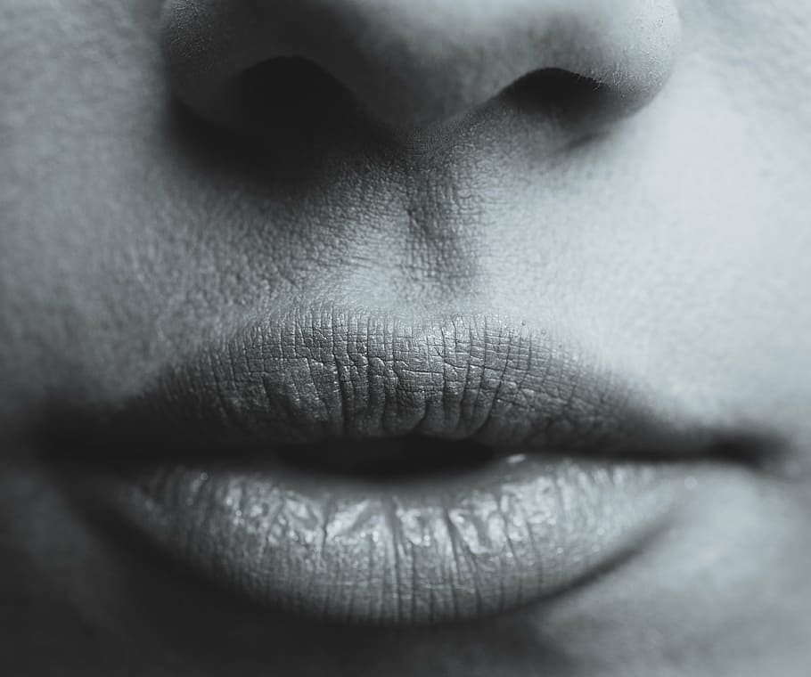 close-up photo of woman lips, focus, photography, person, people, HD wallpaper