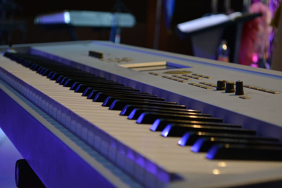 piano, instruments, keys, sound, musician, synthesizer, classical music HD wallpaper