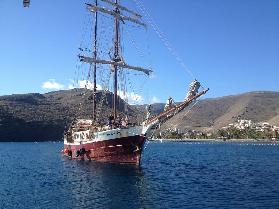 Tall Ship, Sea, Sail, tallship, boat, nautical, water, vessel