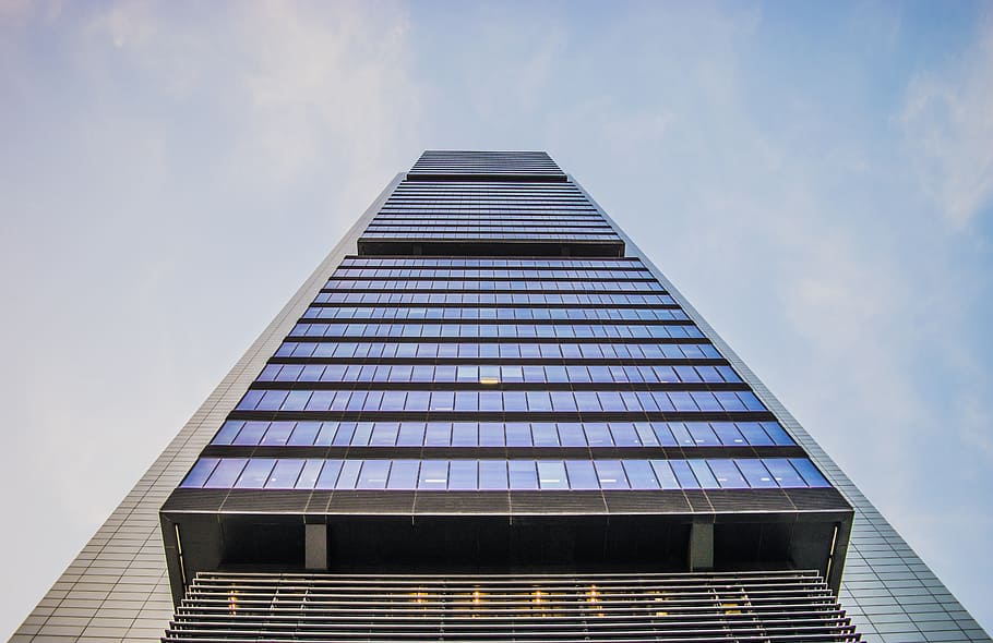 low angle photography of concrete building, tower, architecture HD wallpaper