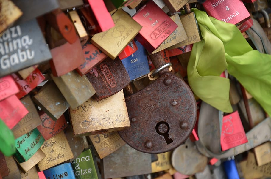 castles, color, germany, padlock, safety, protection, security HD wallpaper