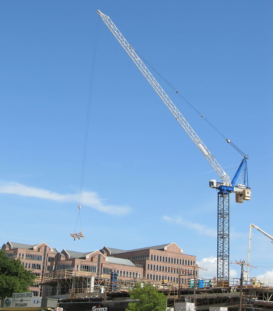 Construction Crane, building site, development, architecture HD wallpaper