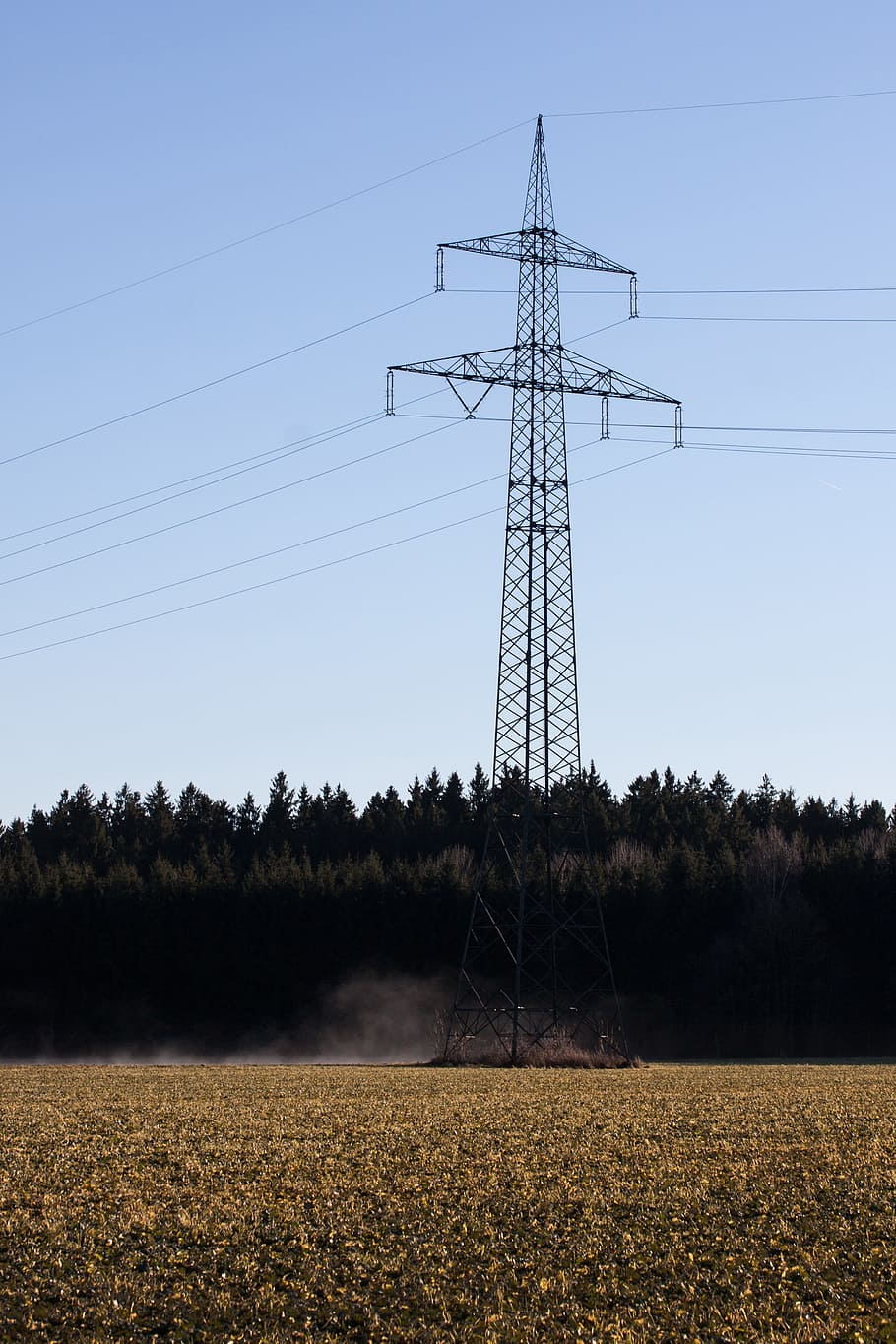 Power Lines, Pylon, Current, strommast, cable, power supply HD wallpaper