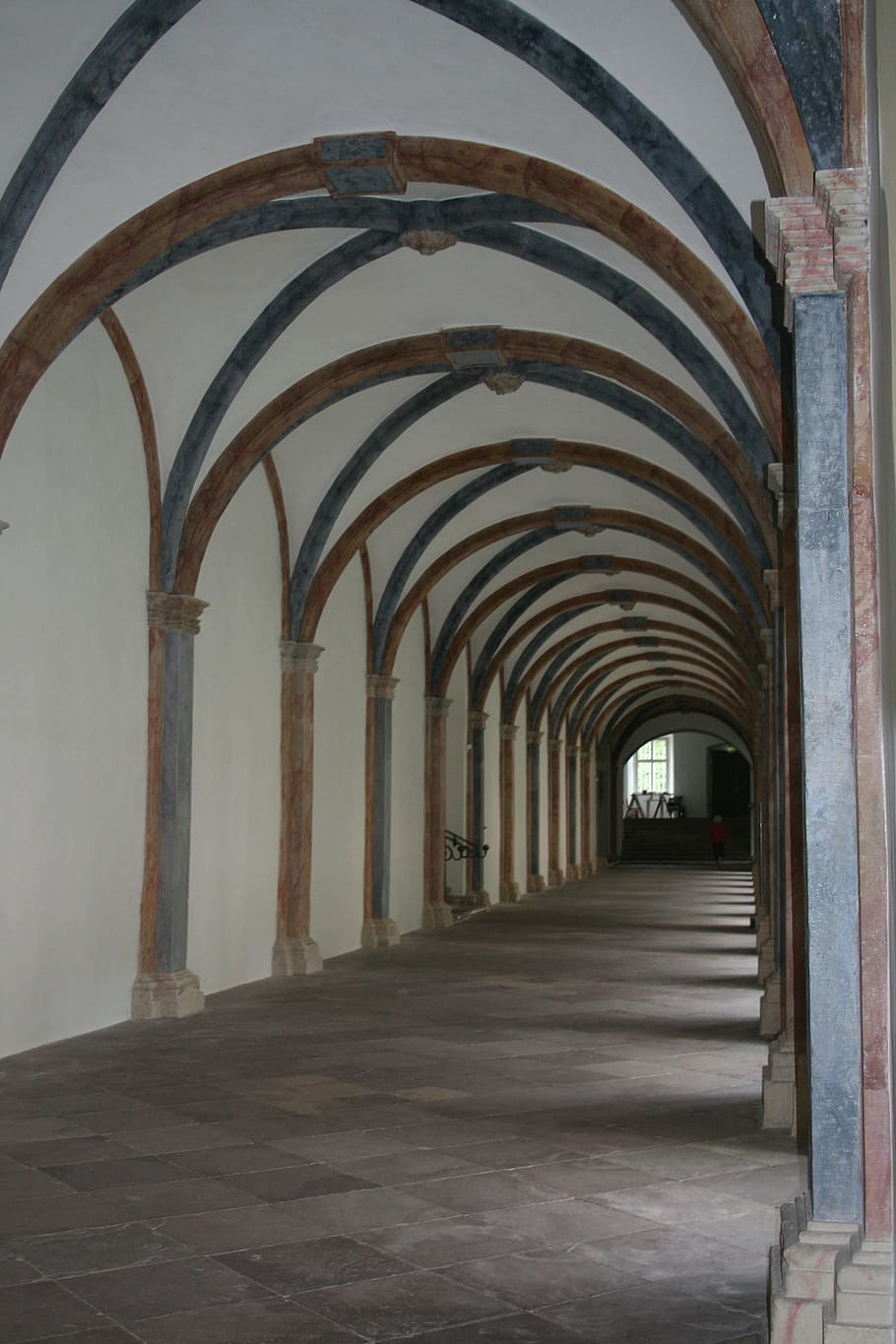 monastery, cloister, architecture, vault, church, cathedral HD wallpaper
