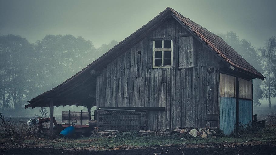 retro, house, artistic conception, architecture, built structure HD wallpaper