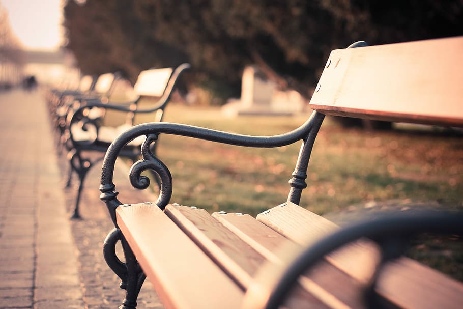 Vintage Old City Bench, bratislava, relax, slovakia, sunny, wooden HD wallpaper