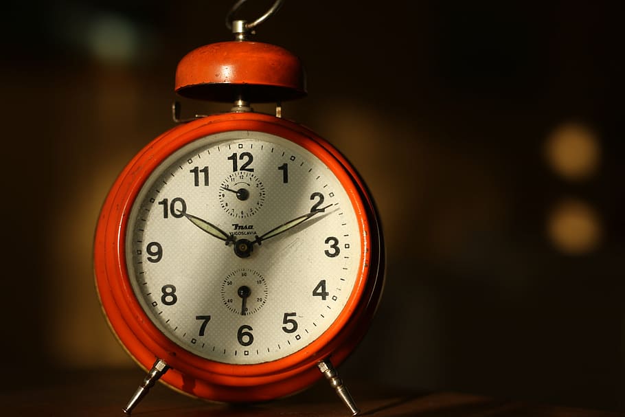 alarm clock at 10:11, old, time, antique, vintage, watch, aged, HD wallpaper
