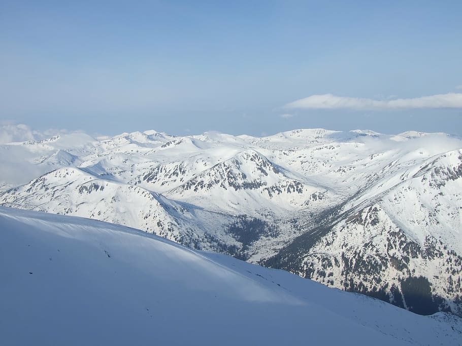 mountains, bulgaria, winter, snow, nature, european Alps, landscape HD wallpaper