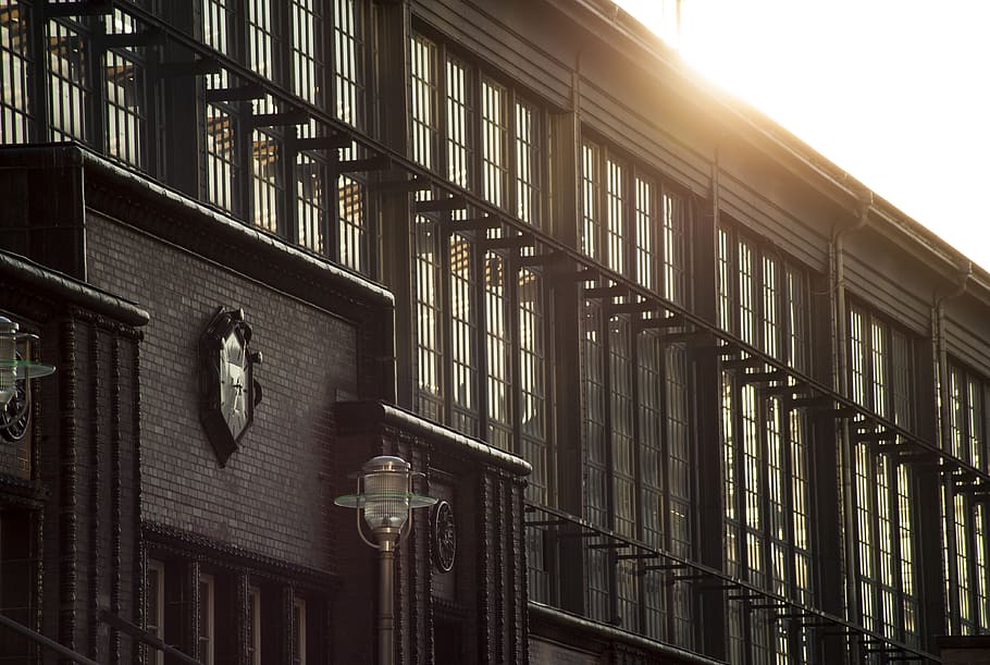 dawn, sunset, building, sunrise, architecture, berlin, daylight HD wallpaper