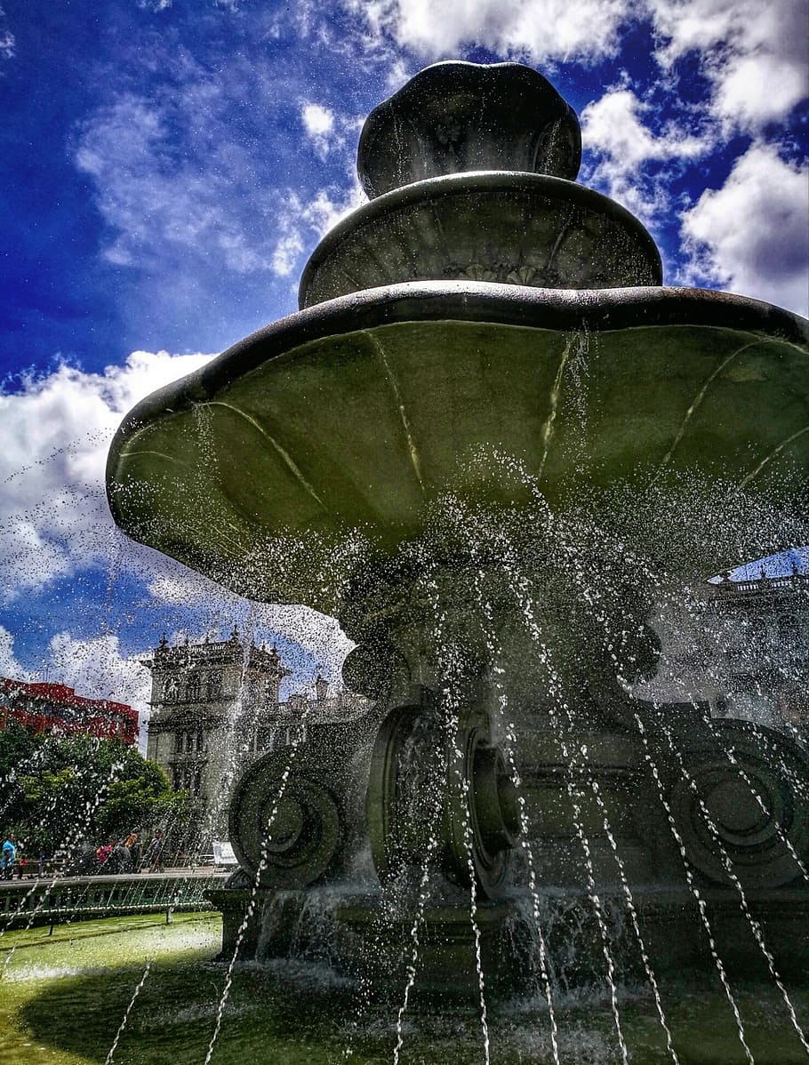 source, guatemala, landscape, water, natural, park, city, cloud - sky HD wallpaper