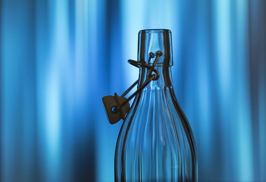 Water Bottle, Creative, background, designed, thirst, drink HD wallpaper