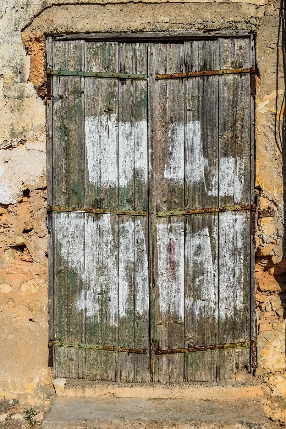 door, old, aged, weathered, rusty, entrance, wooden, architecture HD wallpaper