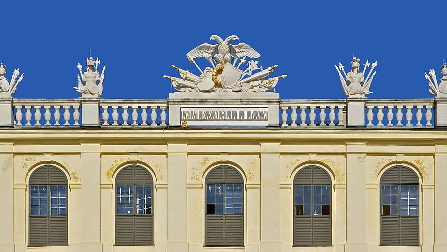 vienna, austria, royal, architecture, landmark, sculpture, sky HD wallpaper