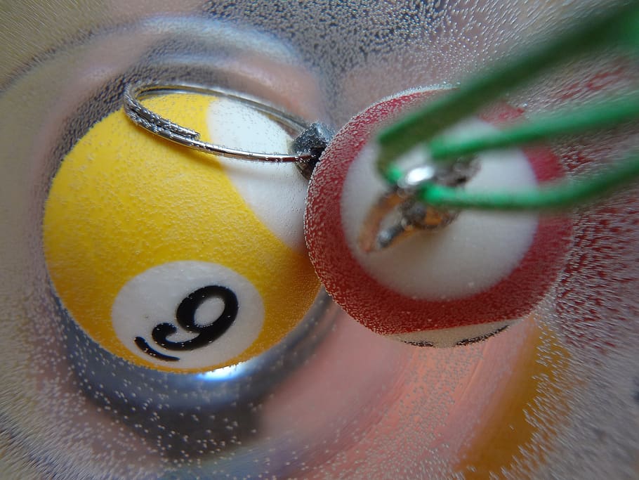billard, balls, water, billiard, close-up, no people, indoors HD wallpaper