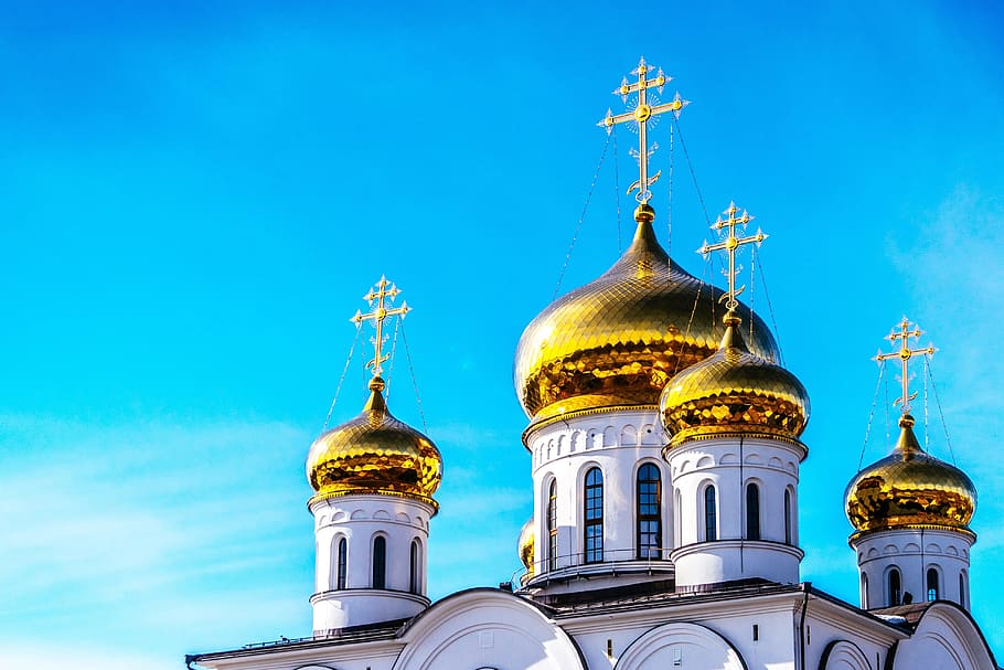 architecture, building, infrastructure, blue, sky, cloud, church HD wallpaper