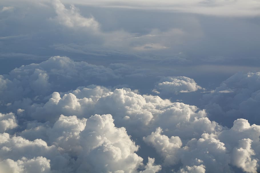 clouds, sky, fly, cloud - sky, beauty in nature, cloudscape HD wallpaper