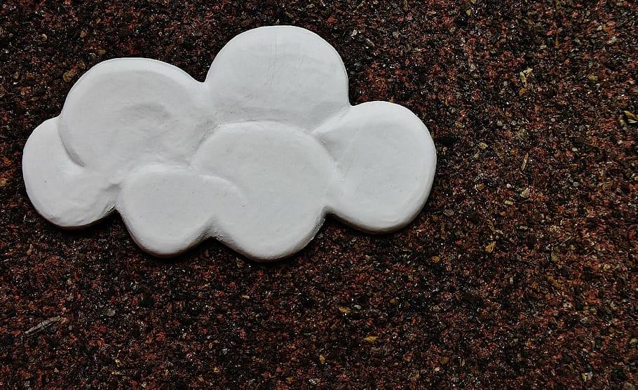 clouds, gypsum, blank, unpainted, white, cast, hand labor, self-made HD wallpaper