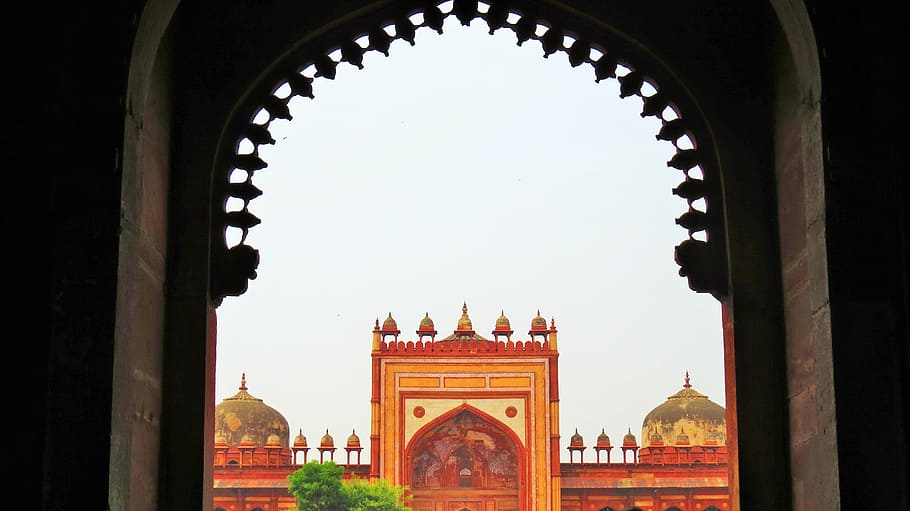 Architecture, Fatehpur Sikri, mughal architecture, mughals of india, HD wallpaper