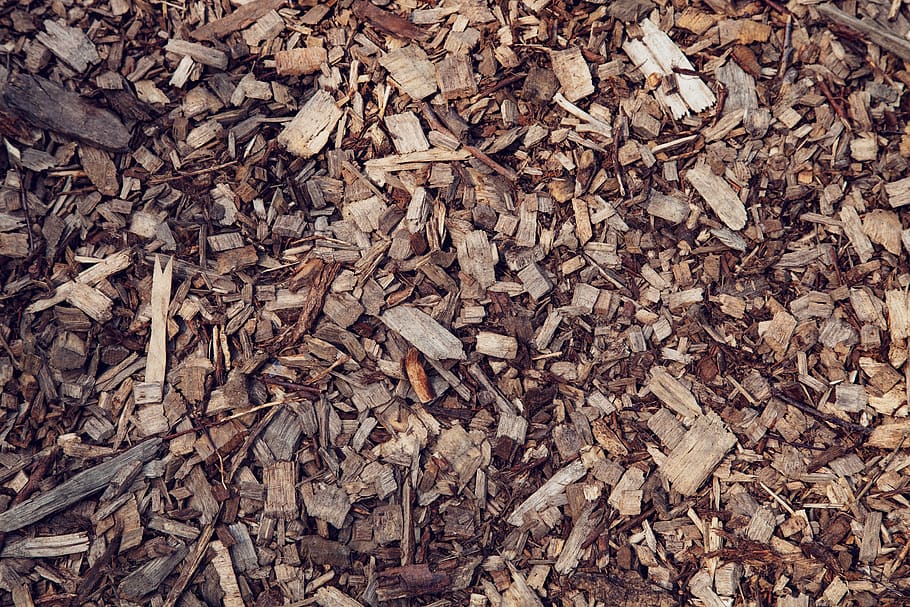 wood, chips, sawdust, brown, forest, planing, wood chips, full frame, HD wallpaper