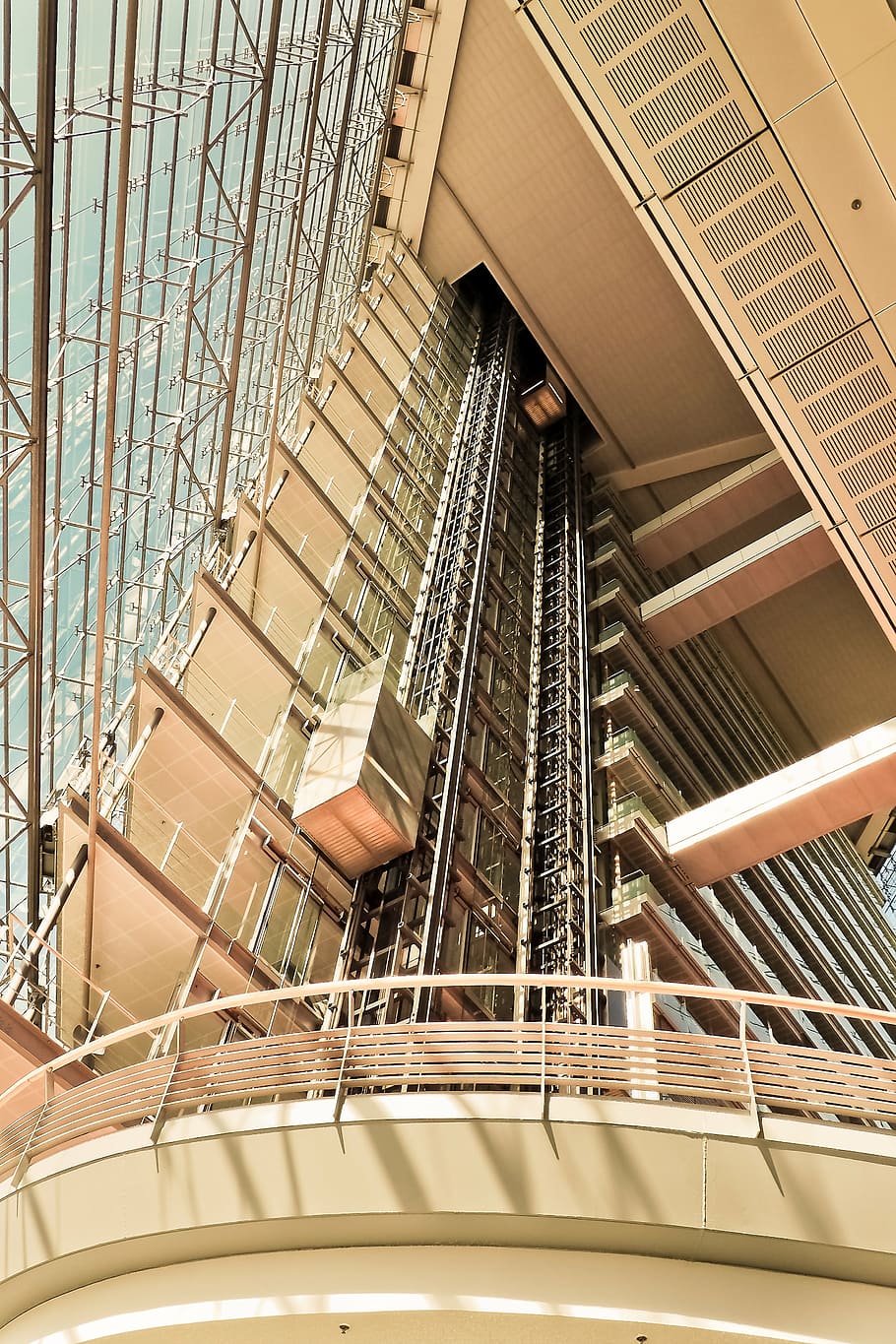 architecture, interior design, building, staircase, düsseldorf HD wallpaper