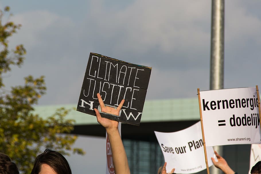 climate, protest, demo, protest action, parade, people, shale HD wallpaper